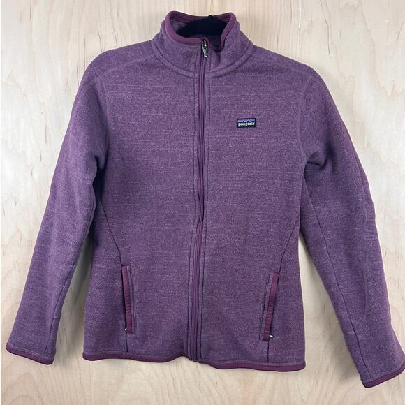 Patagonia Jackets & Blazers - Patagonia Women’s Purple Full Zip Fleece Jacket Size M Outdoor Casual
